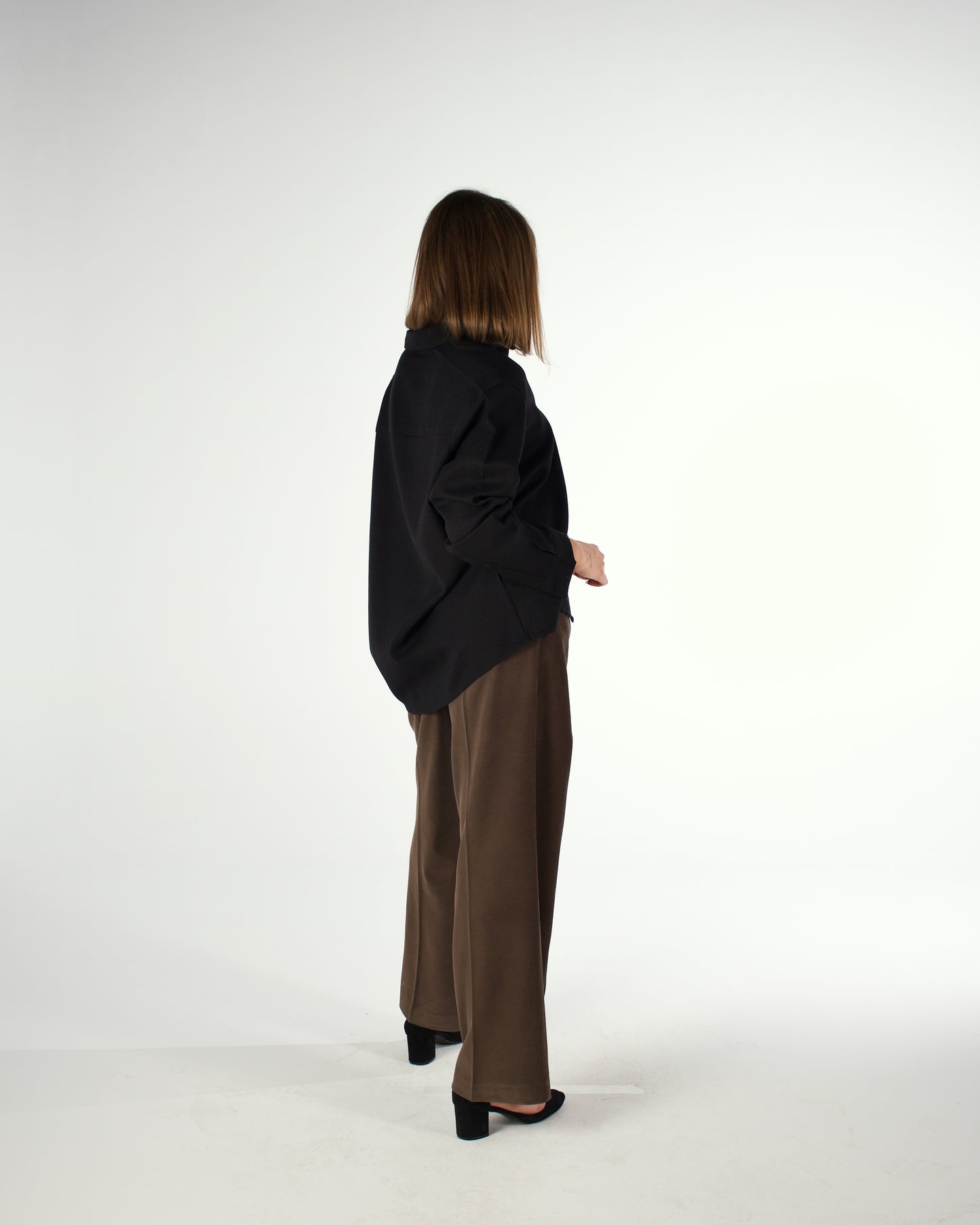 Oversized Egyptian cotton long sleeved shirt - LUNATIQS
