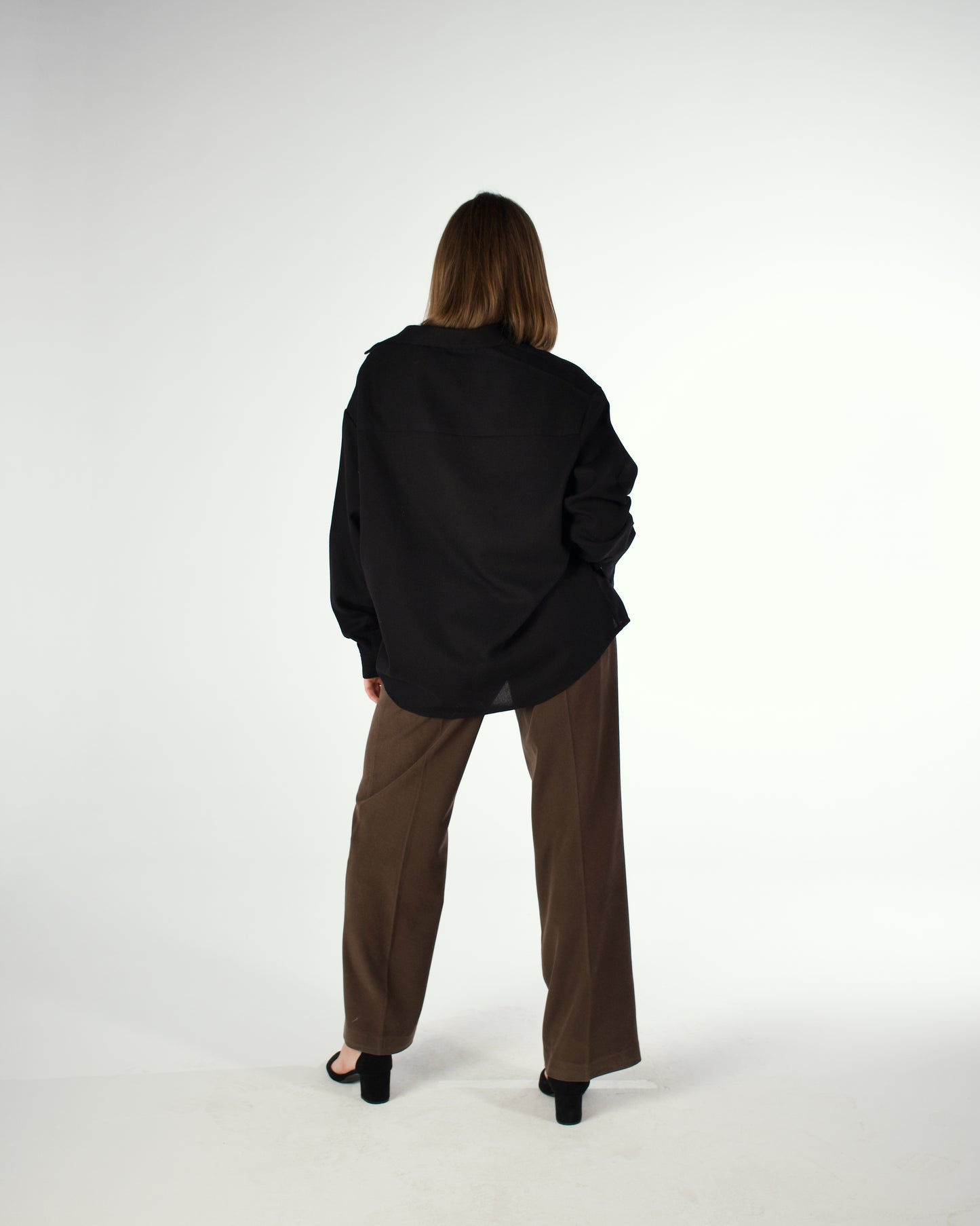 Oversized Egyptian cotton long sleeved shirt - LUNATIQS