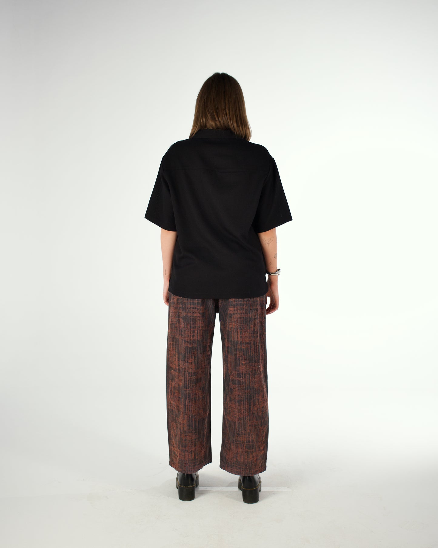 Oversized Egyptian cotton short sleeved polo shirt - LUNATIQS