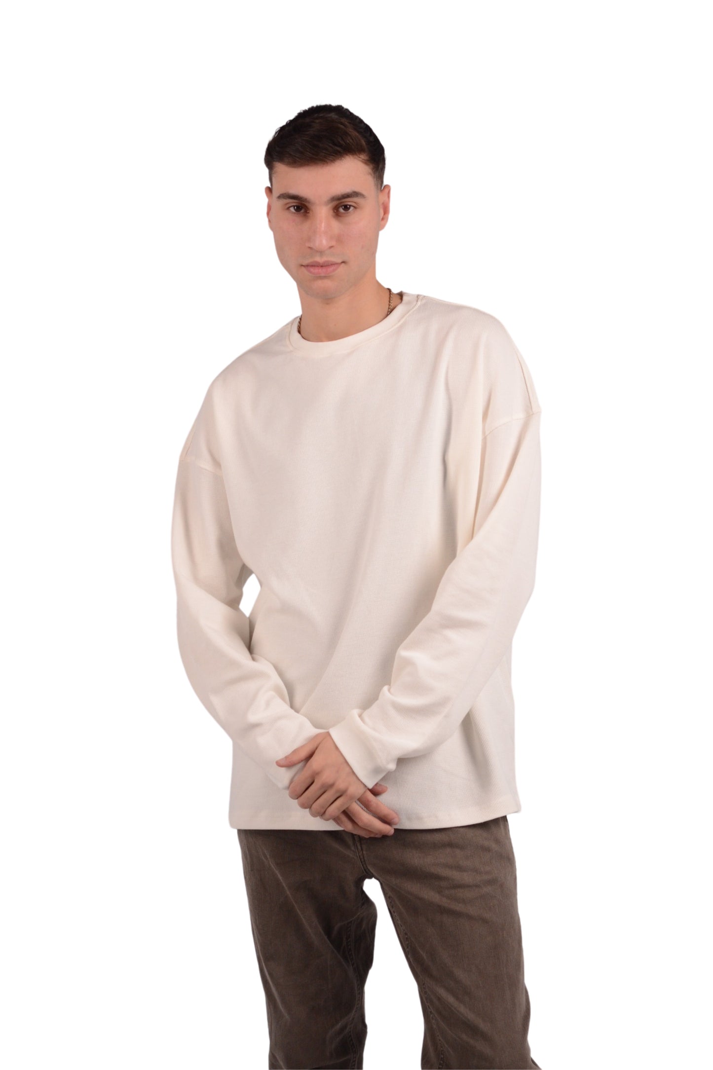 Long-sleeve T-shirt in 100% cotton