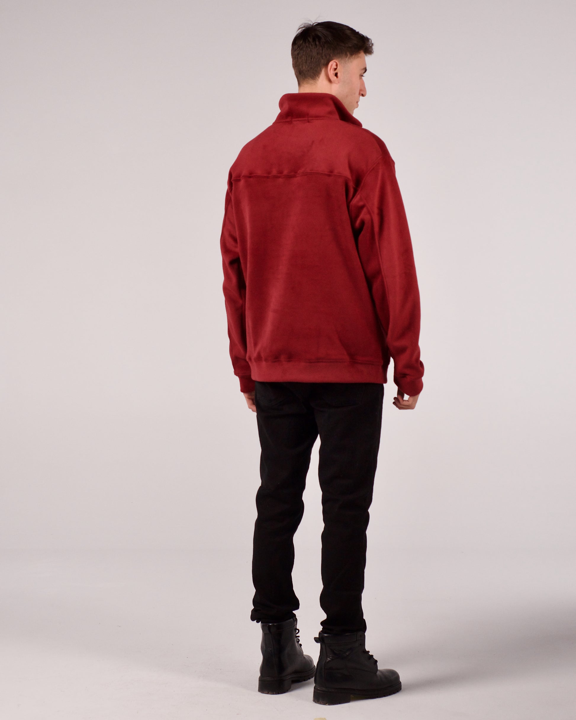 Maroon oversized sweater - LUNATIQS